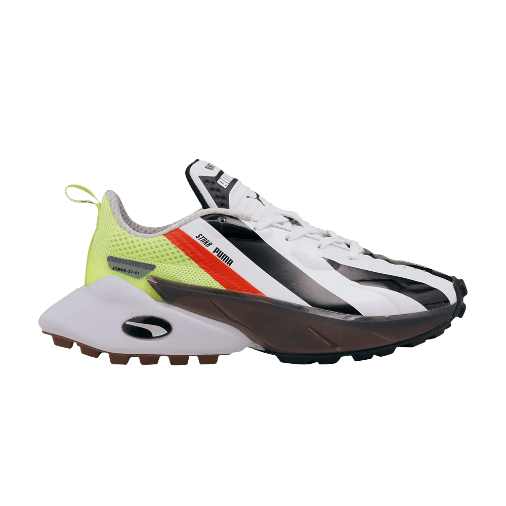 Кроссовки Puma Wmns STRKR 'White Black Fizzy Yellow'