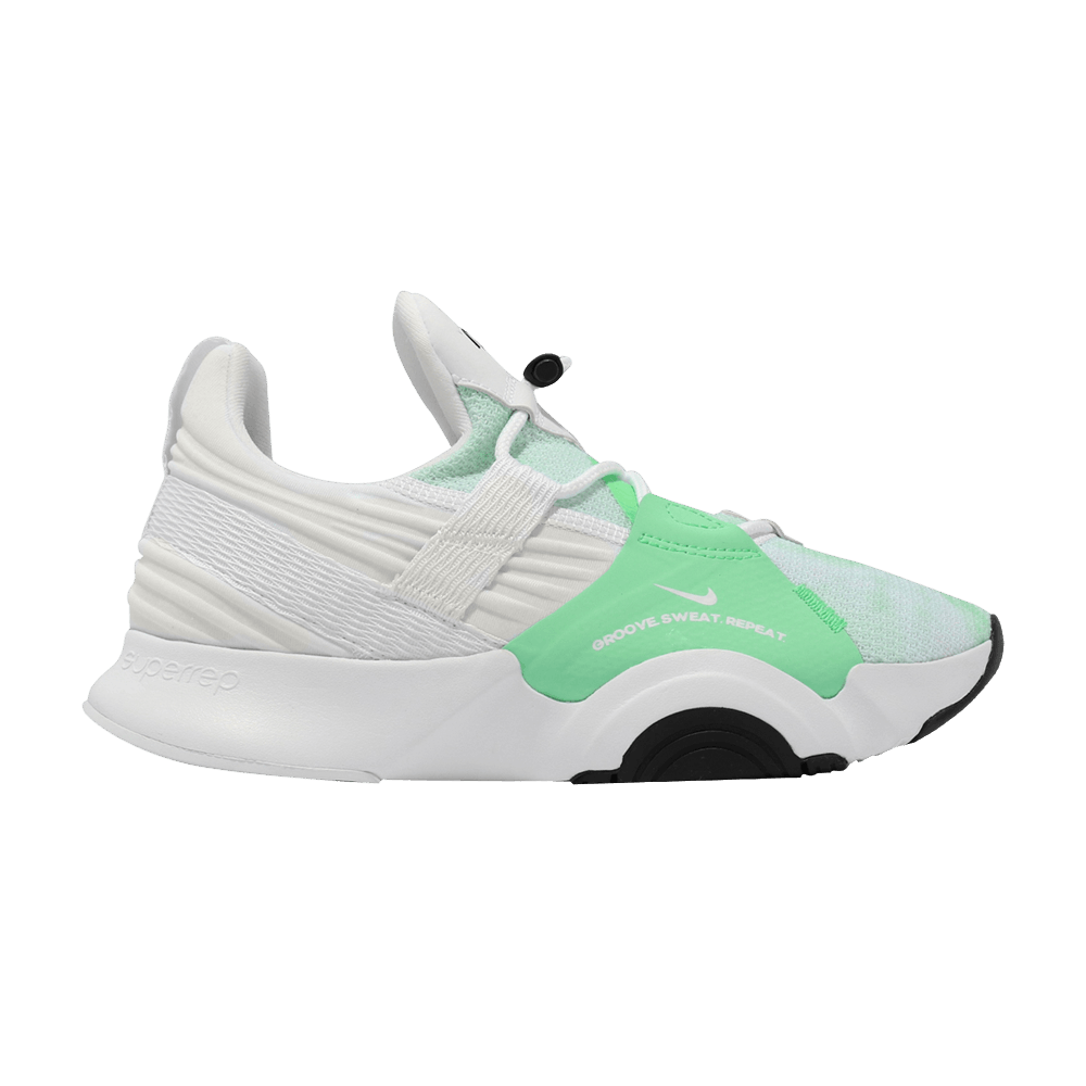 Кроссовки Nike Wmns SuperRep Groove 'White Green Glow'