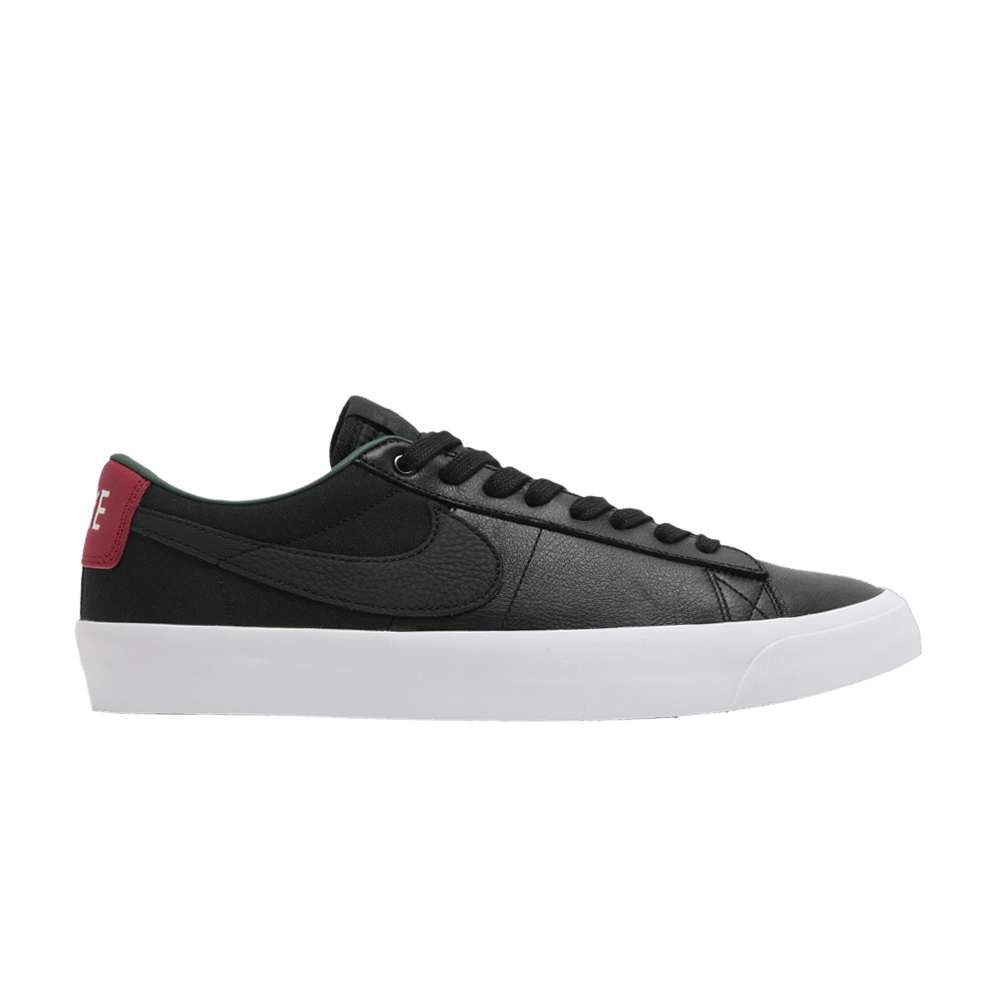 Кроссовки Nike Zoom Blazer Low Pro GT Premium SB 'Black Varsity Red'