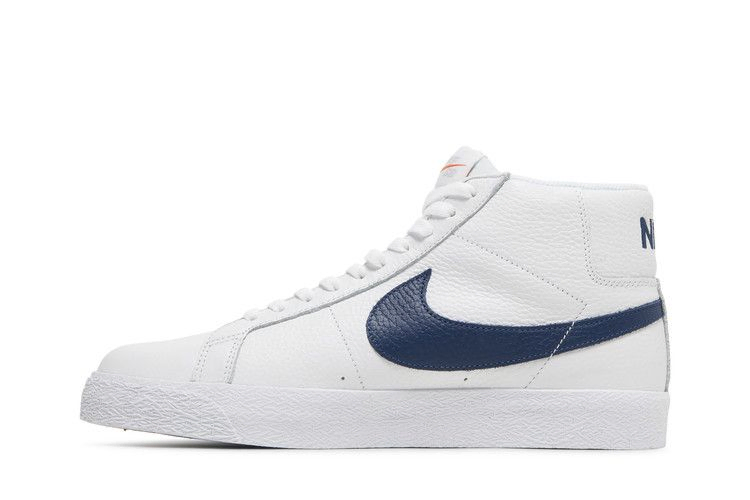 Кроссовки Nike Zoom Blazer Mid ISO SB 'Orange Label - White Navy'