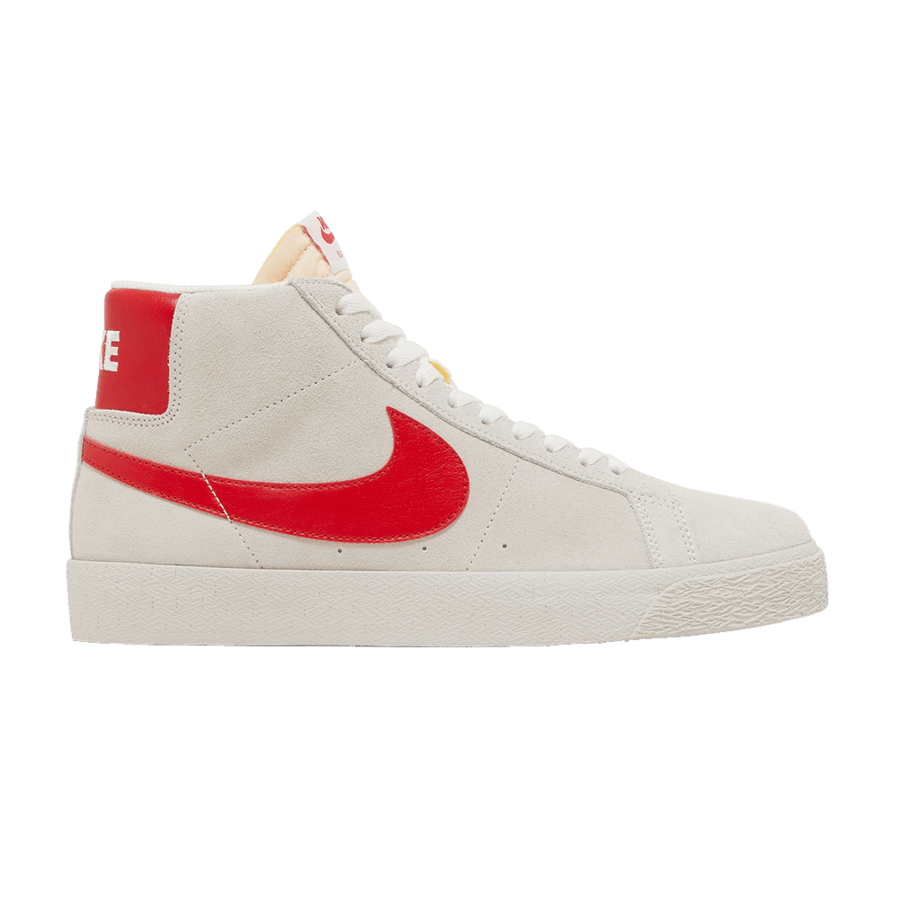 Кроссовки Nike Zoom Blazer Mid SB 'White University Red'