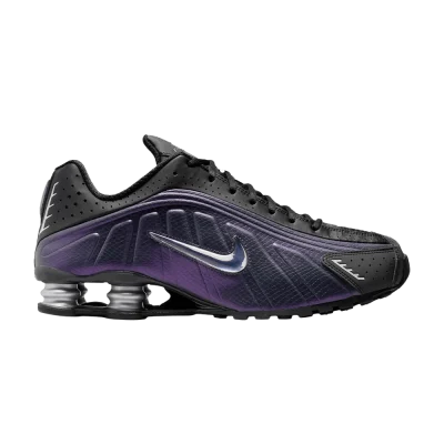 Nike Shox R4 'Black Metallic Silver Purple Dynasty'