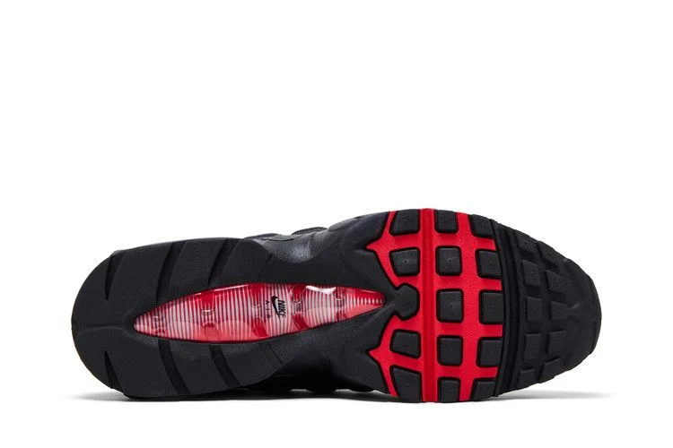 Кроссовки Nike Air Max 95 'Big Bubble - Black University Red'