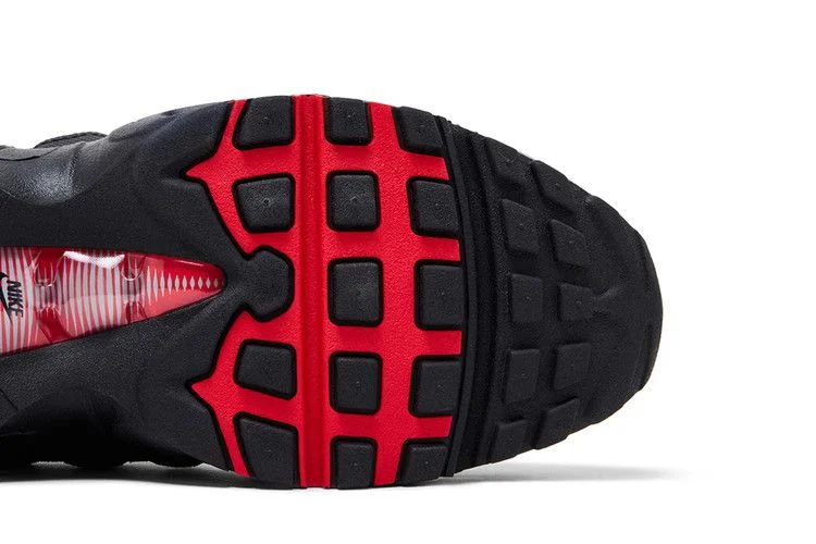 Кроссовки Nike Air Max 95 'Big Bubble - Black University Red'