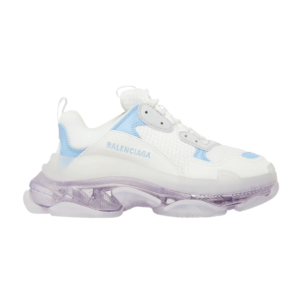 Кроссовки Balenciaga Wmns Triple S 'Clear Sole - Light Blue Purple'