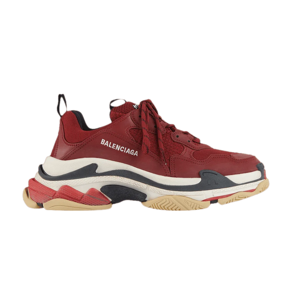 Кроссовки Balenciaga Triple S Sneaker 'Burgundy'