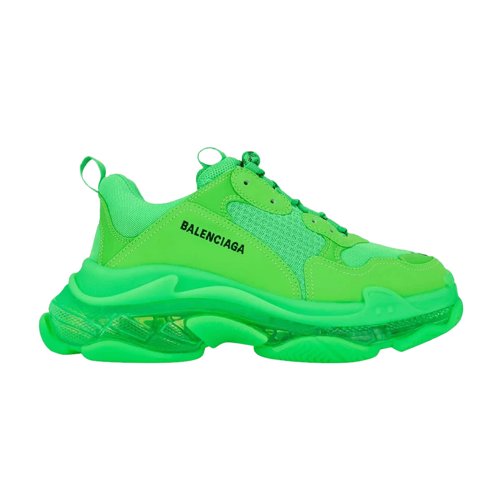 Кроссовки Balenciaga Triple S Sneaker 'Clear Sole - Green'