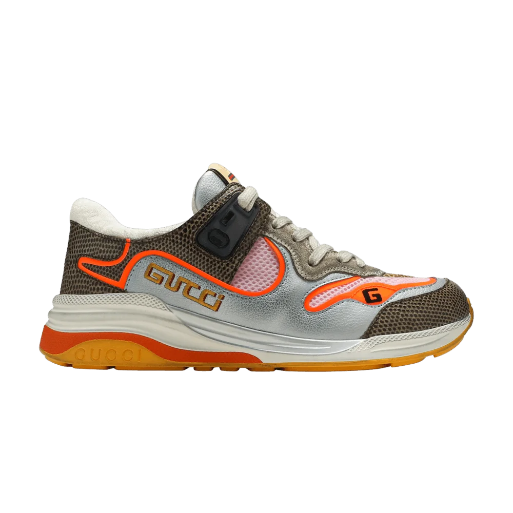 Кроссовки Gucci Wmns Ultrapace 'Grey Tejus Printed'