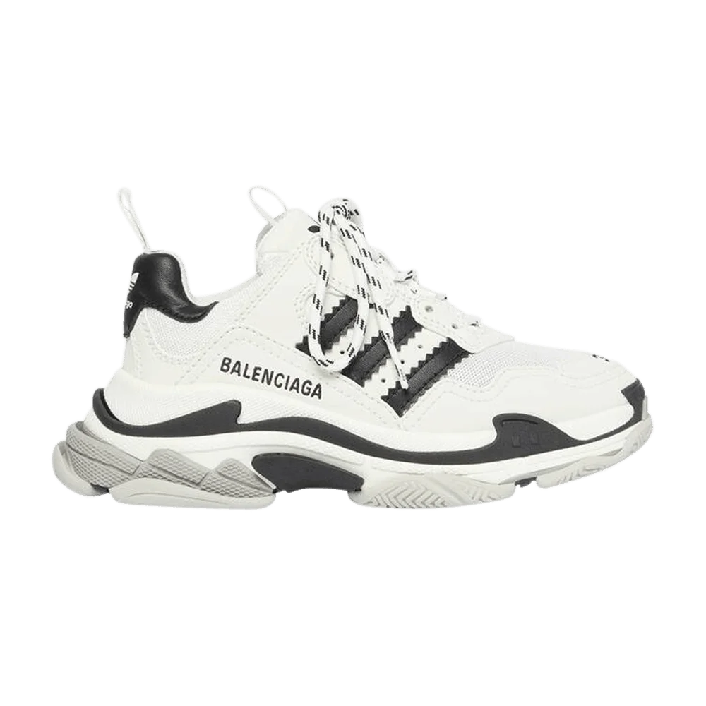 Кроссовки Adidas x Balenciaga Triple S Sneaker 'White Black'