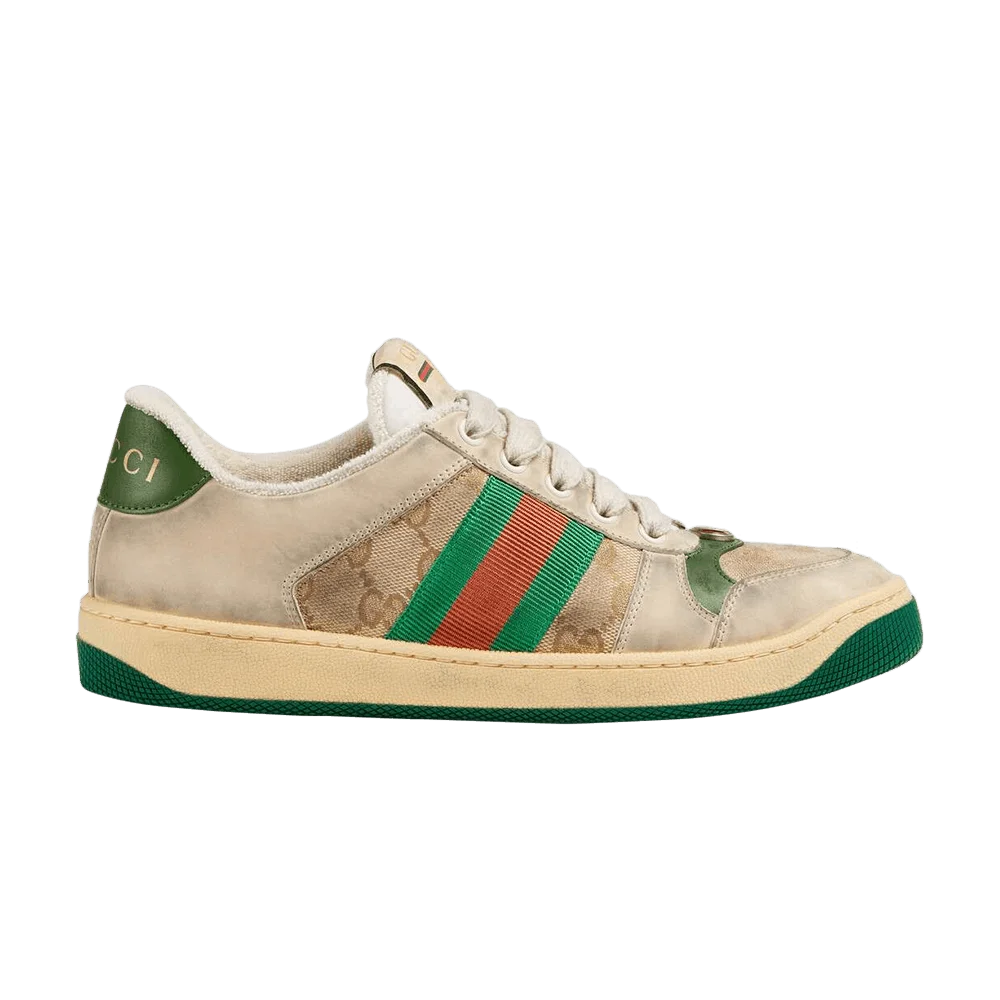 Кроссовки Gucci Wmns Screener 'Distressed Green Orange'