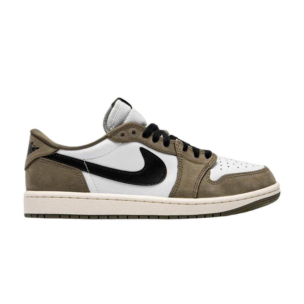Кроссовки Air Jordan 1 Retro Low OG 'Medium Olive'