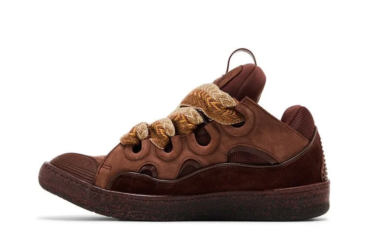 Кроссовки Lanvin Curb Sneakers 'Speckled Effect - Brown'