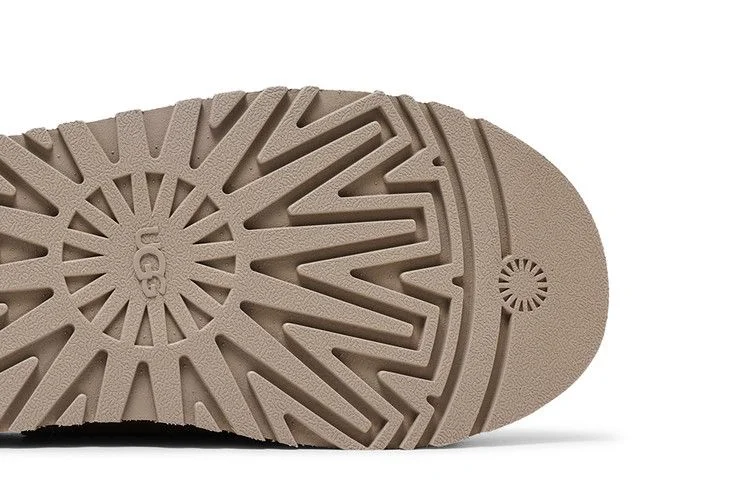 UGG Wmns Platform Slip-On Bow Slipper 'Sand'
