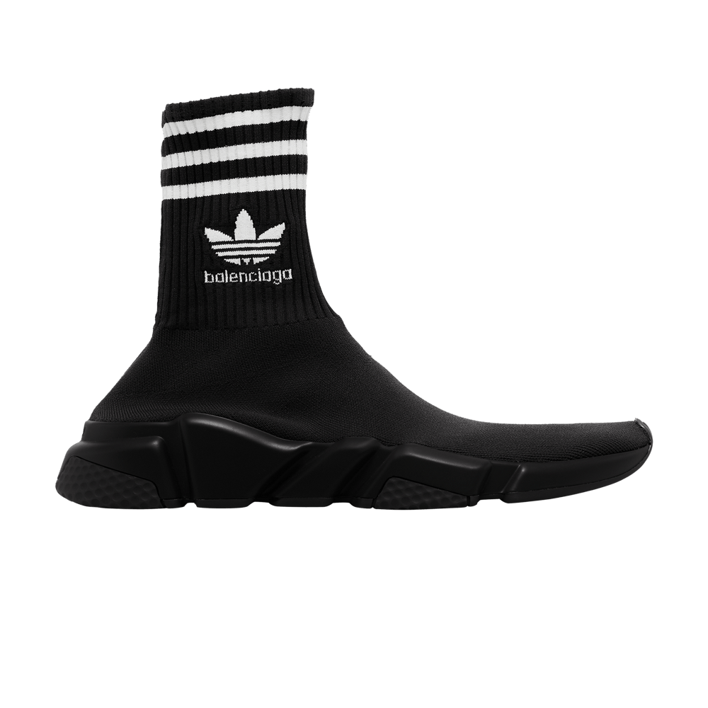 Кроссовки Adidas x Balenciaga Speed Sneaker 'Black'