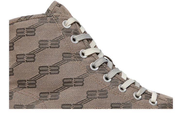 Кроссовки Balenciaga Paris High 'BB Monogram - Dark Mink Grey'