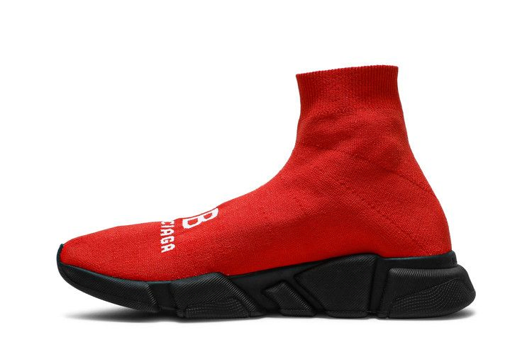 Кроссовки Balenciaga Recycled Speed Sneaker 'Red Black'