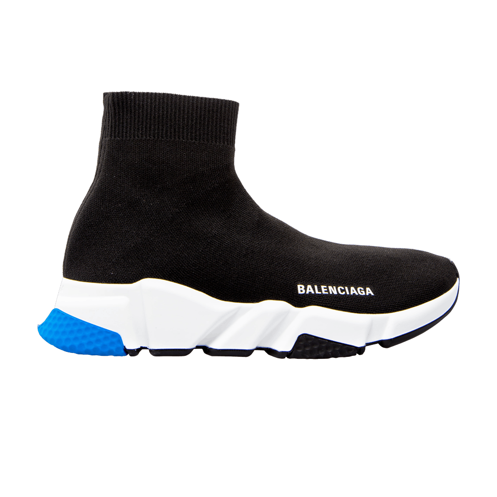 Кроссовки Balenciaga Speed Knit Trainer 'Black Blue'