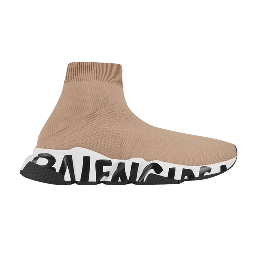 Кроссовки Balenciaga Speed Sneaker 'Midsole Graffiti - Beige'