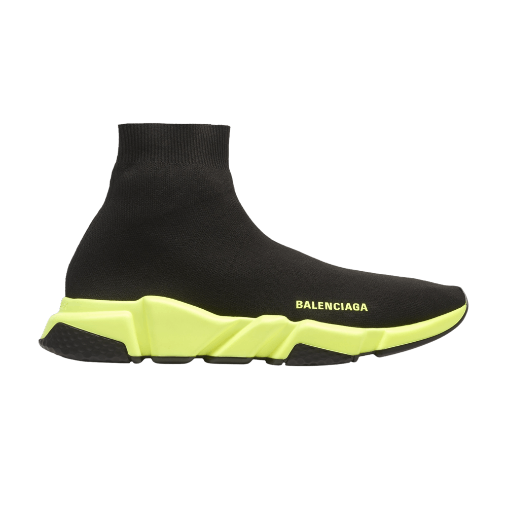 Кроссовки Balenciaga Speed Trainer 'Black Neon Yellow'