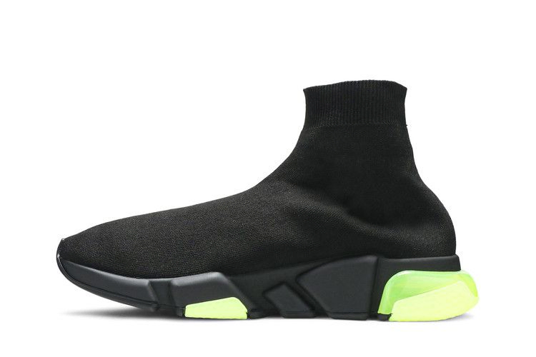Кроссовки Balenciaga Speed Trainer 'Clear Sole - Black Yellow Fluo'