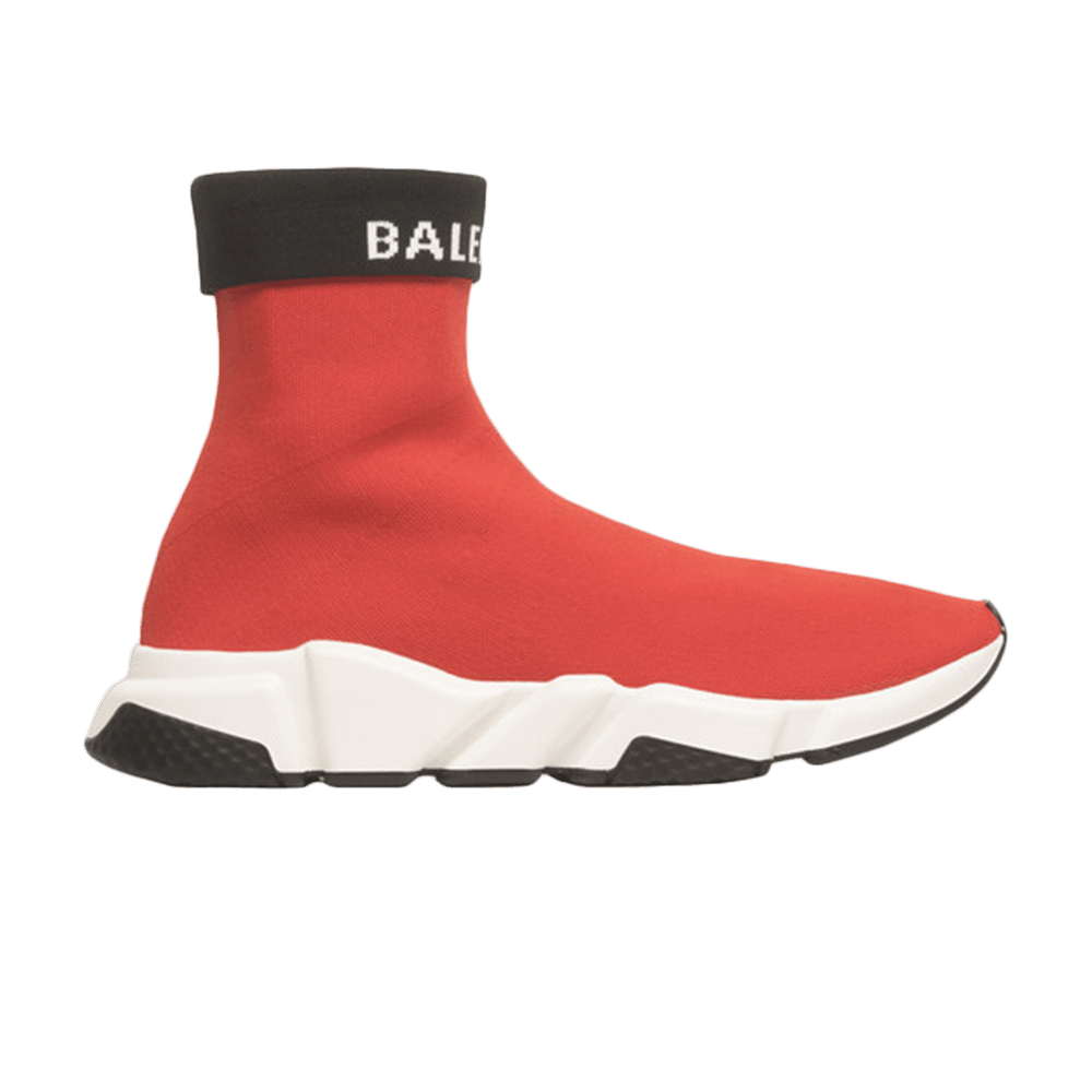 Кроссовки Balenciaga Speed Trainer Cuffed 'Red Black'
