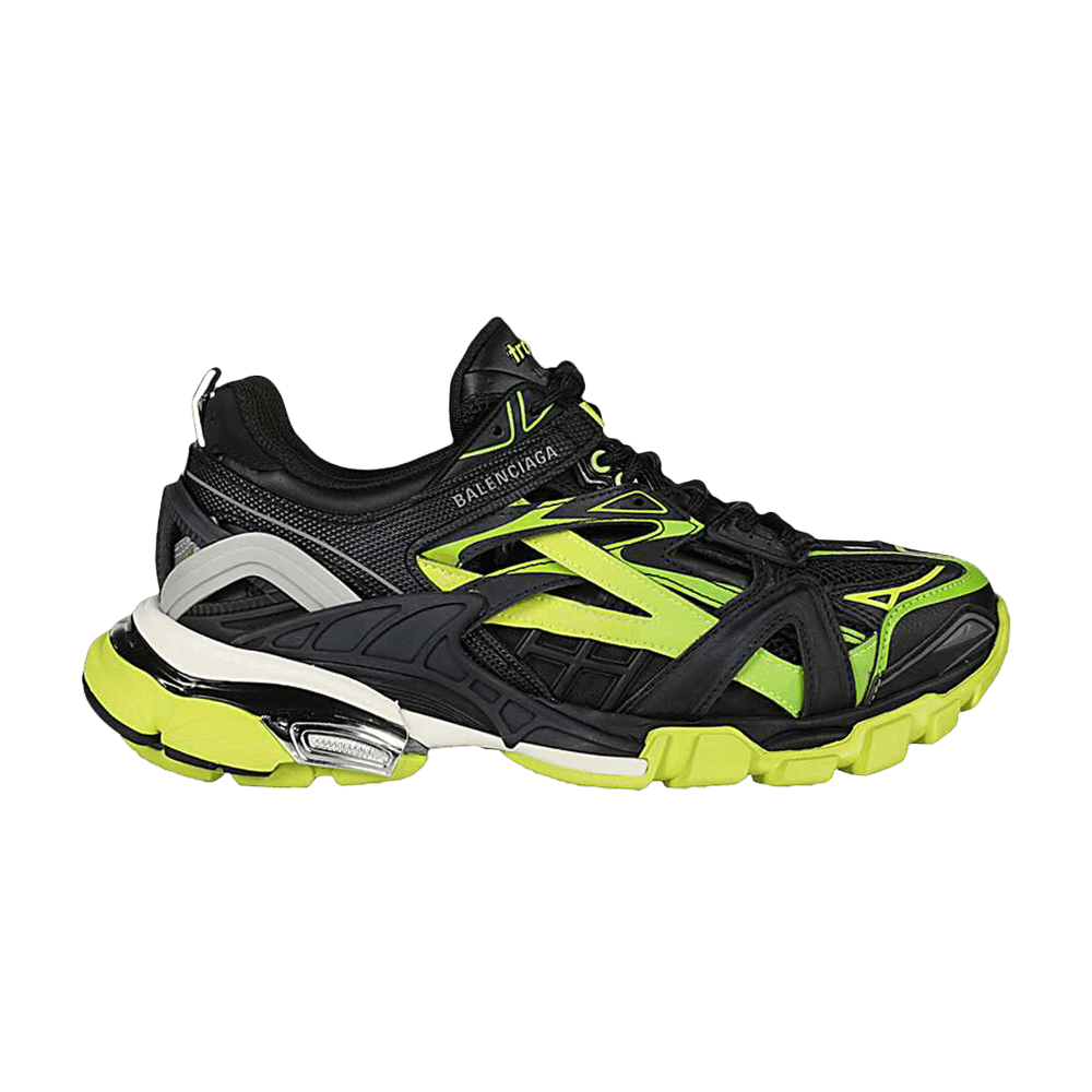 Кроссовки Balenciaga Track.2 Trainer 'Black Yellow Green'