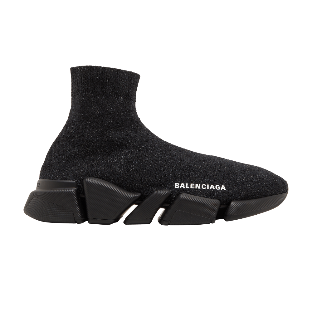 Кроссовки Balenciaga Wmns Speed 2.0 Sneaker 'Shiny Black'