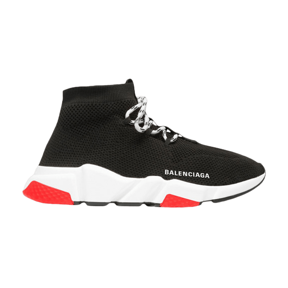 Кроссовки Balenciaga Wmns Speed Lace Up Trainer 'Black Red'
