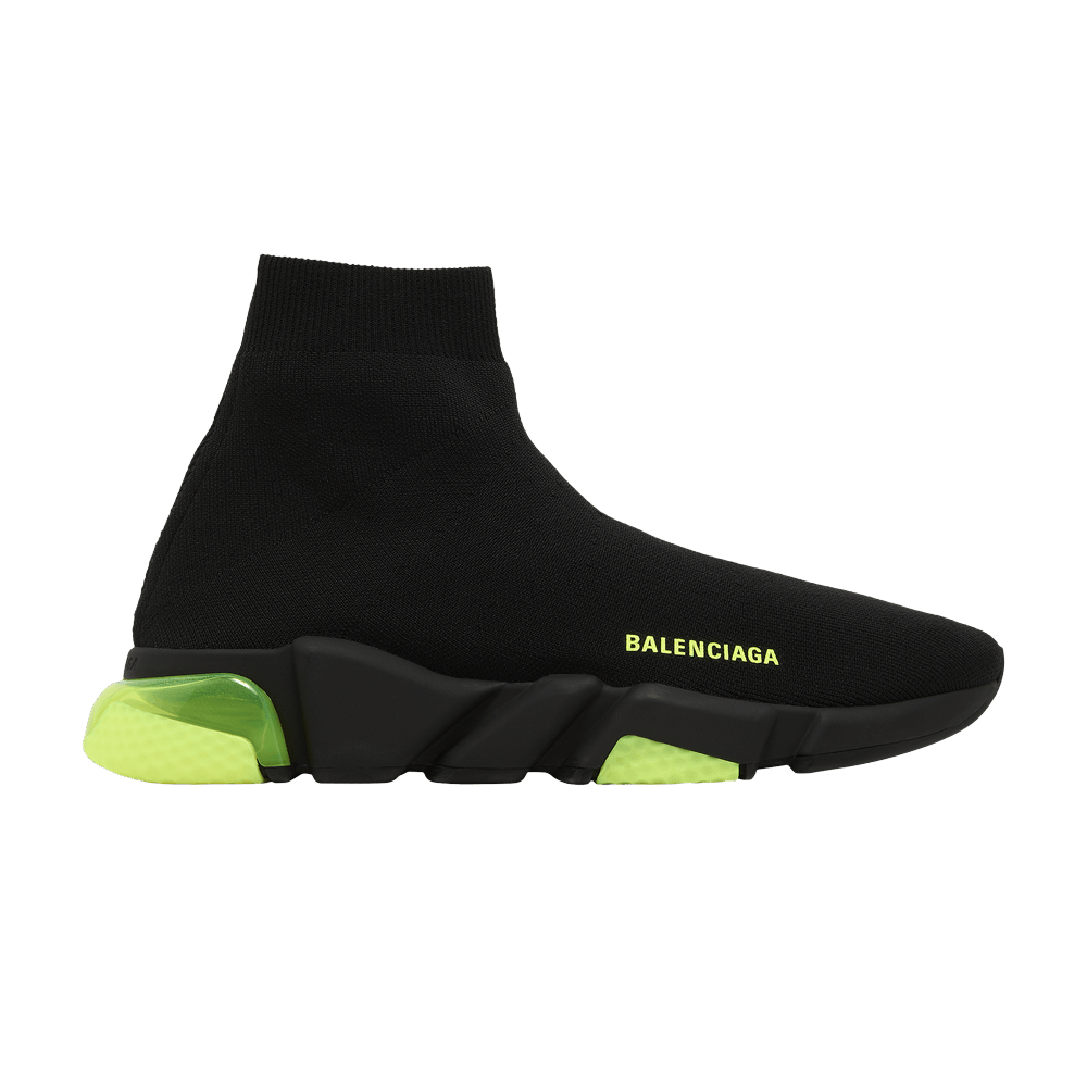 Кроссовки Balenciaga Speed Trainer 'Clear Sole - Black Yellow Fluo'