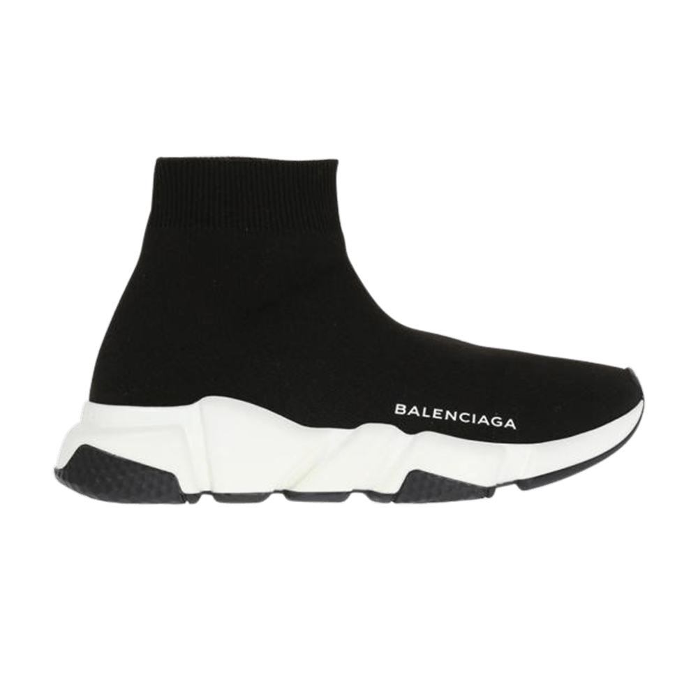 Кроссовки Balenciaga Wmns Speed Trainer Mid 'Black White Black'