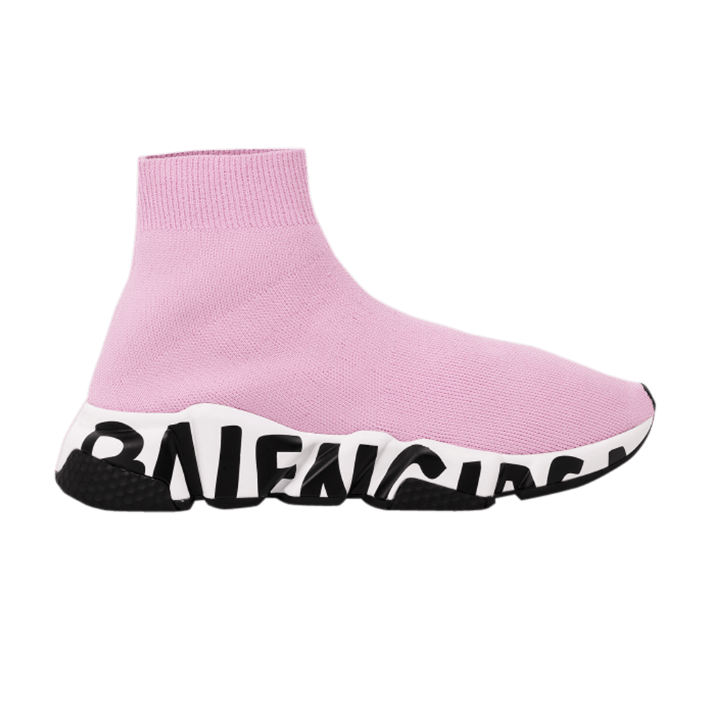 Кроссовки Balenciaga Wmns Speed Trainer 'Midsole Graffiti - Light Pink'
