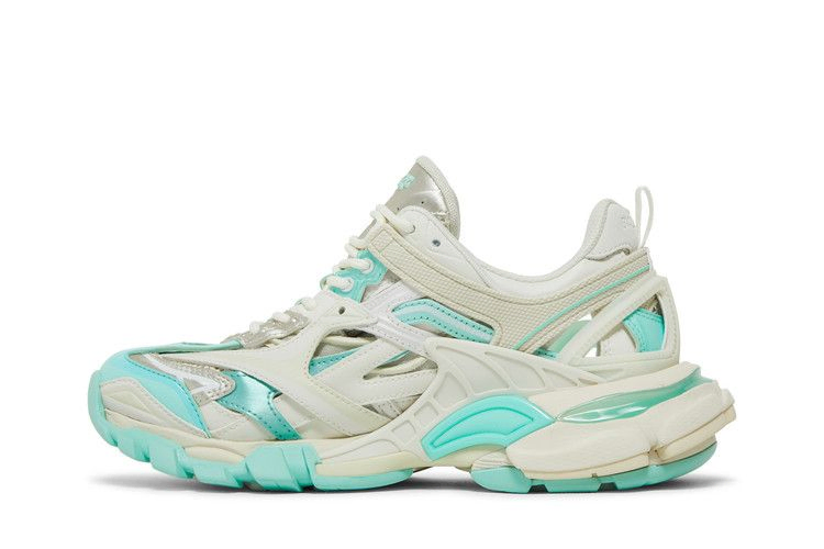 Кроссовки Balenciaga Wmns Track.2 Sneaker 'White Green'