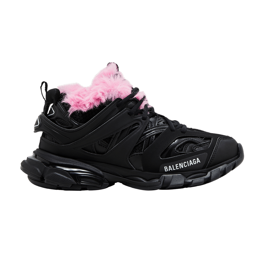 Кроссовки Balenciaga Wmns Track Sneaker 'Fake Fur - Black Pink'