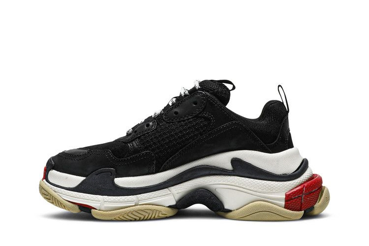 Кроссовки Balenciaga Wmns Triple S Sneaker 'Black Red'
