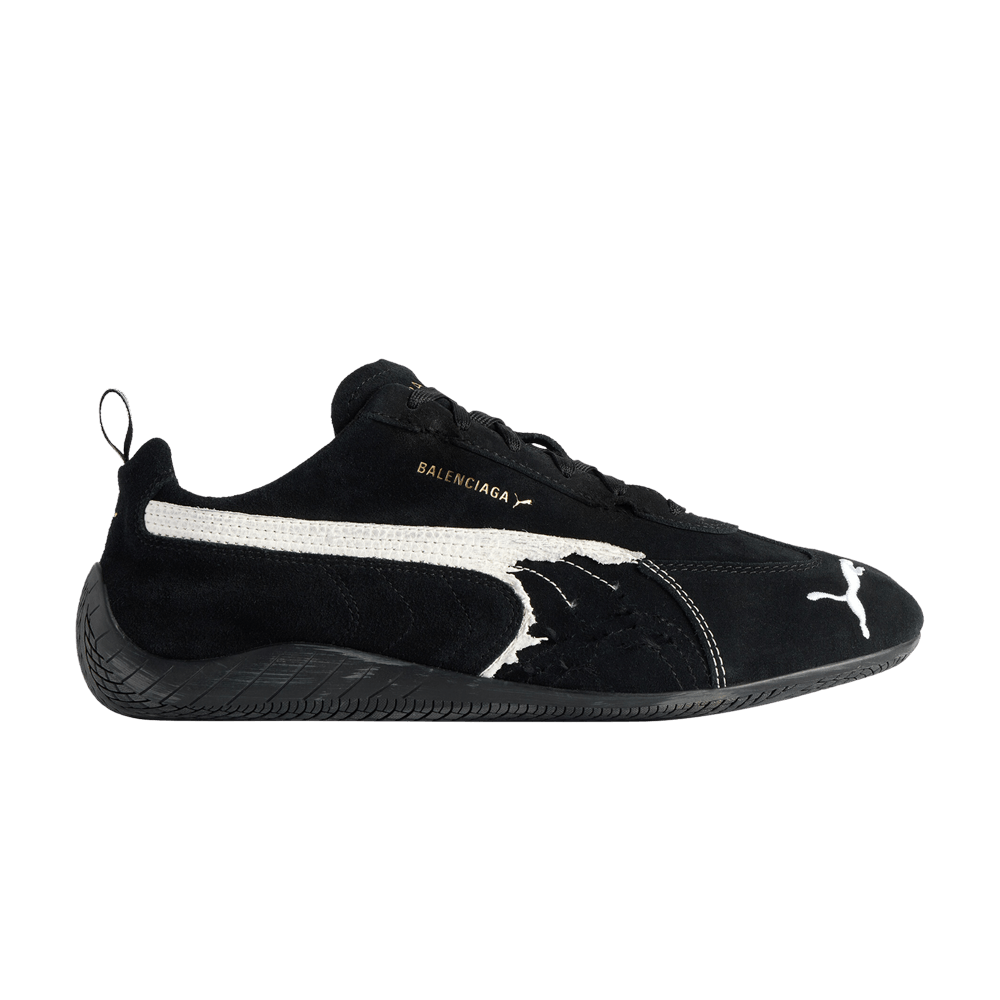 Кроссовки Balenciaga x Speedcat Suede 'Black White'