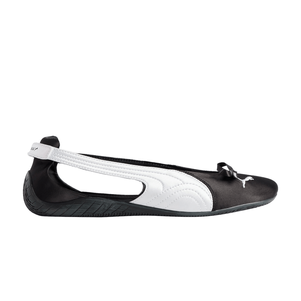 Кроссовки Balenciaga x Wmns Speedcat Ballet Satin 'Black White'