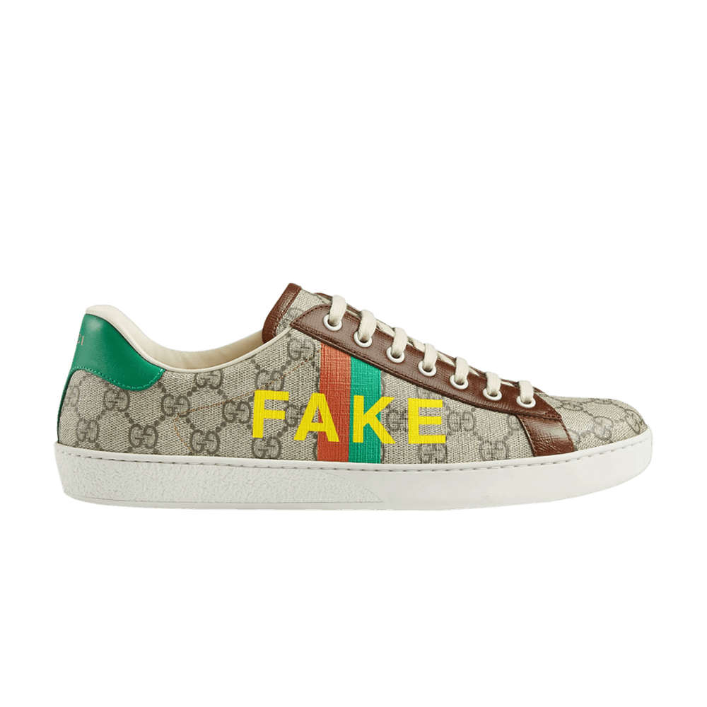 Кроссовки Gucci Ace 'Fake/Not Print'