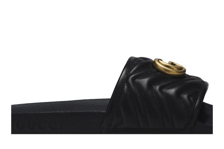 Кроссовки Gucci Wmns GG Marmount Slide 'Black'