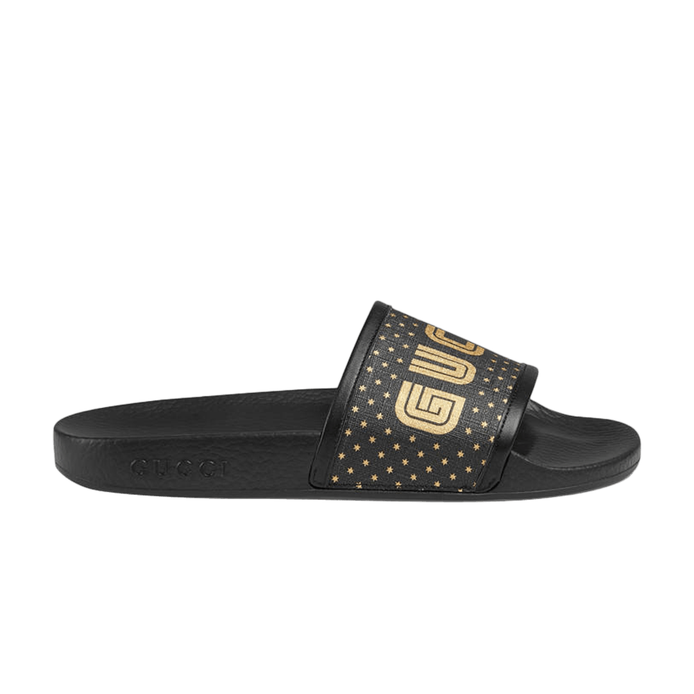 Кроссовки Gucci Wmns Guccy Slide 'Black Gold'