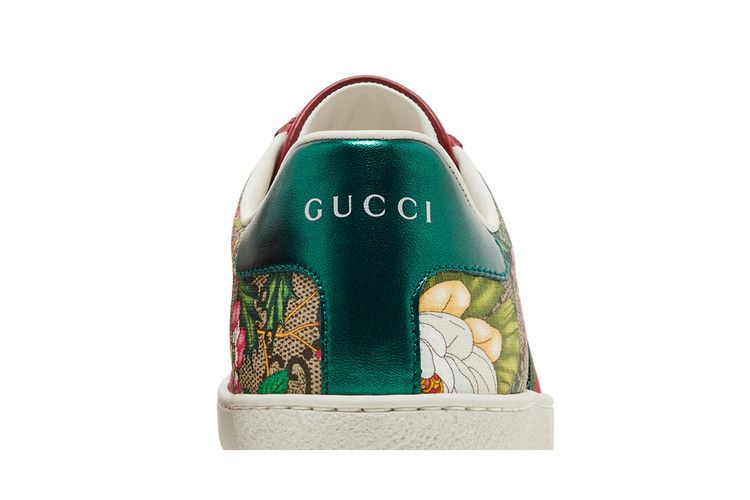 Кроссовки Gucci Wmns Ace GG Supreme Low 'Flora Print - Red'