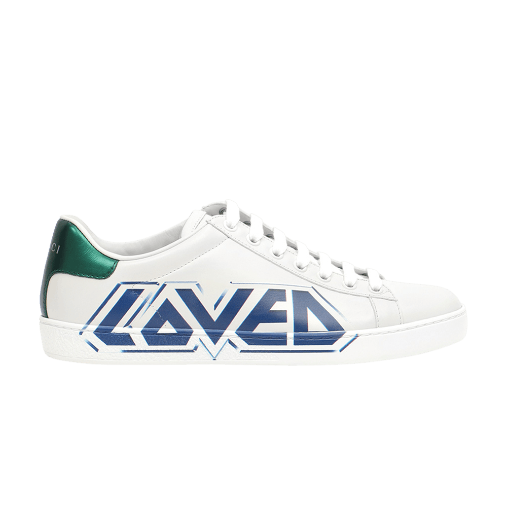 Кроссовки Gucci Wmns Ace 'Loved - White Blue'