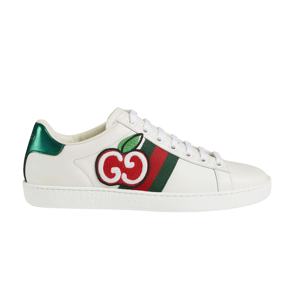 Кроссовки Gucci Wmns Ace Low 'GG Apple Patch - White'