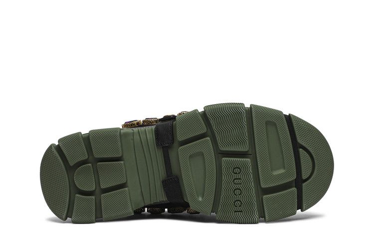 Кроссовки Gucci Wmns Flashtrek Crystals 'Green'