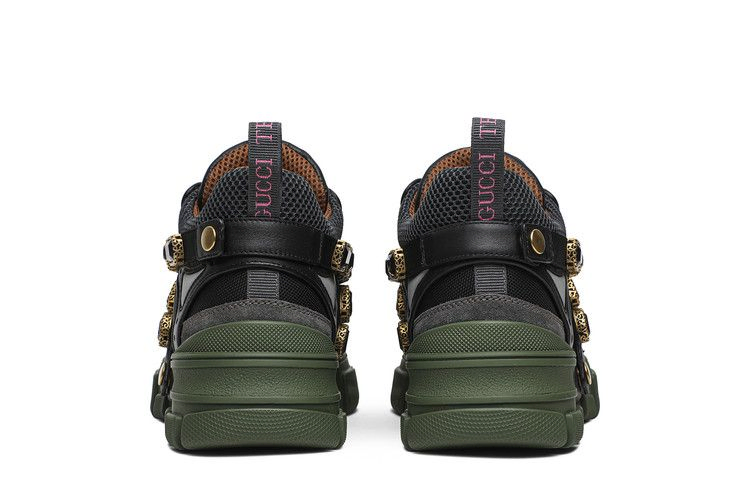 Кроссовки Gucci Wmns Flashtrek Crystals 'Green'