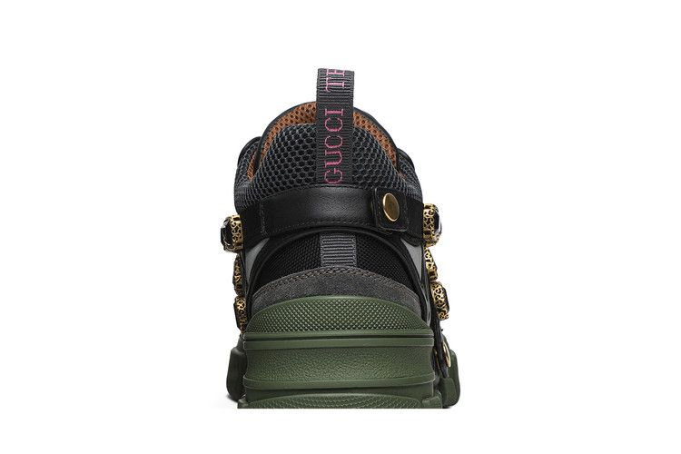 Кроссовки Gucci Wmns Flashtrek Crystals 'Green'