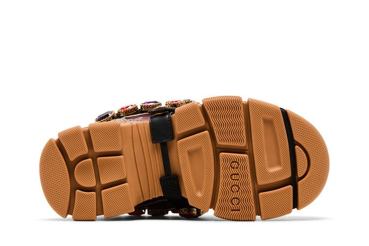 Кроссовки Gucci Wmns Flashtrek Crystals 'Multi-Color Metallic'