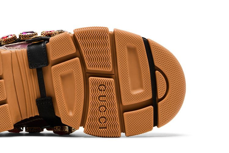 Кроссовки Gucci Wmns Flashtrek Crystals 'Multi-Color Metallic'