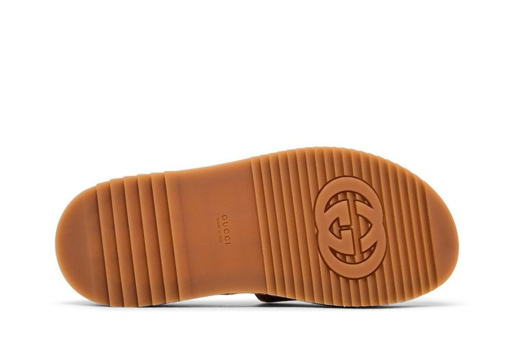Кроссовки Gucci Wmns GG Slide Sandal 'Monogram - Beige Brick Red'