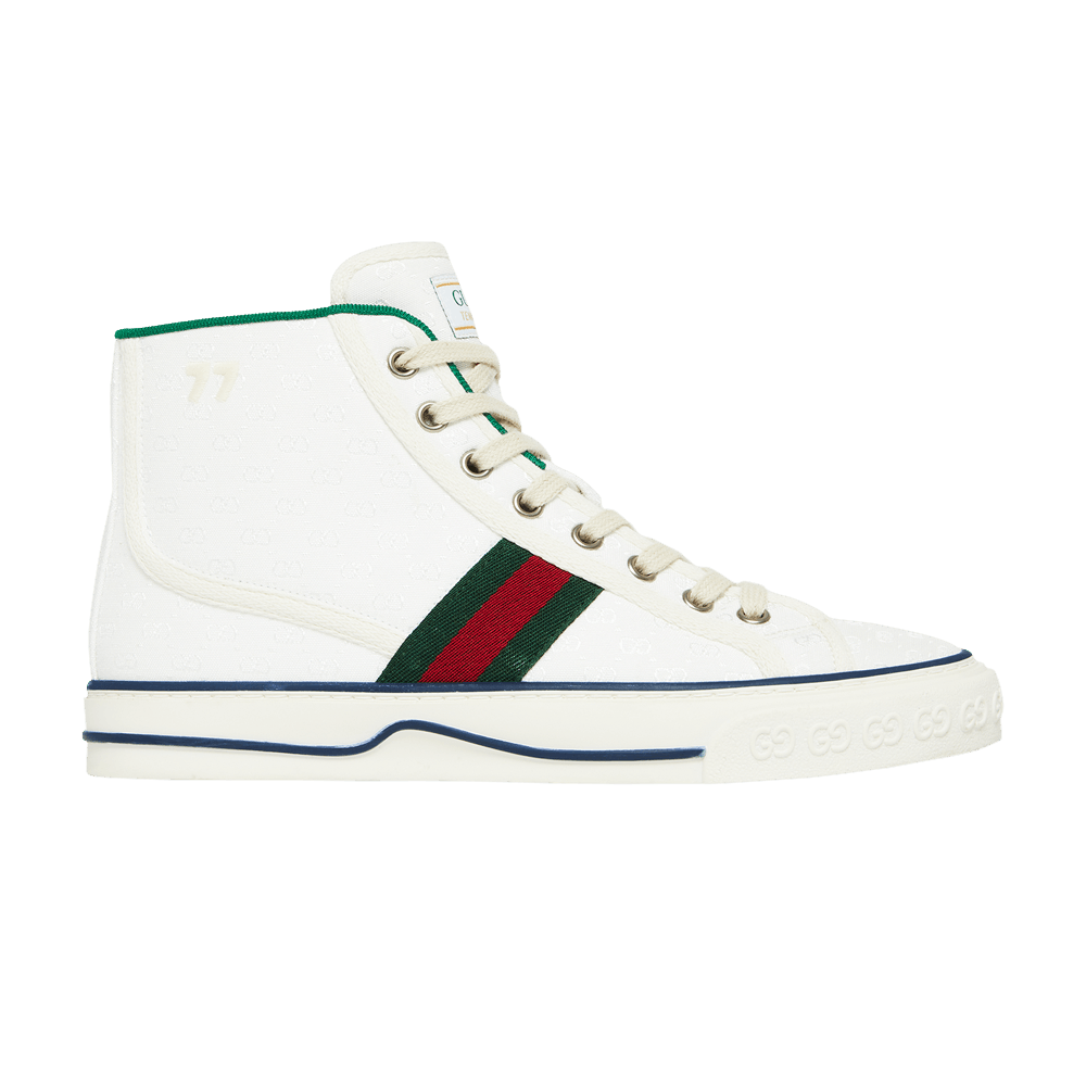 Кроссовки Gucci Wmns Tennis 1977 High 'White Mini GG'