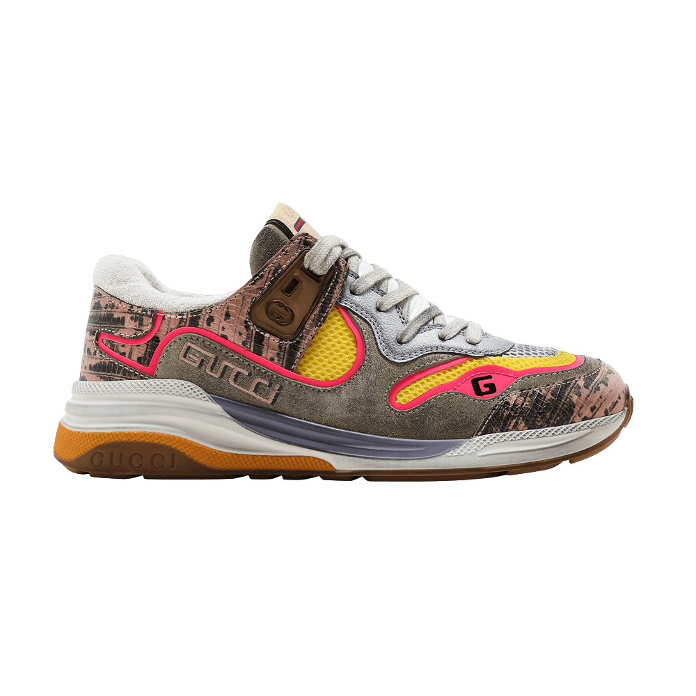 Кроссовки Gucci Wmns Ultrapace 'Pink Tejus Printed'